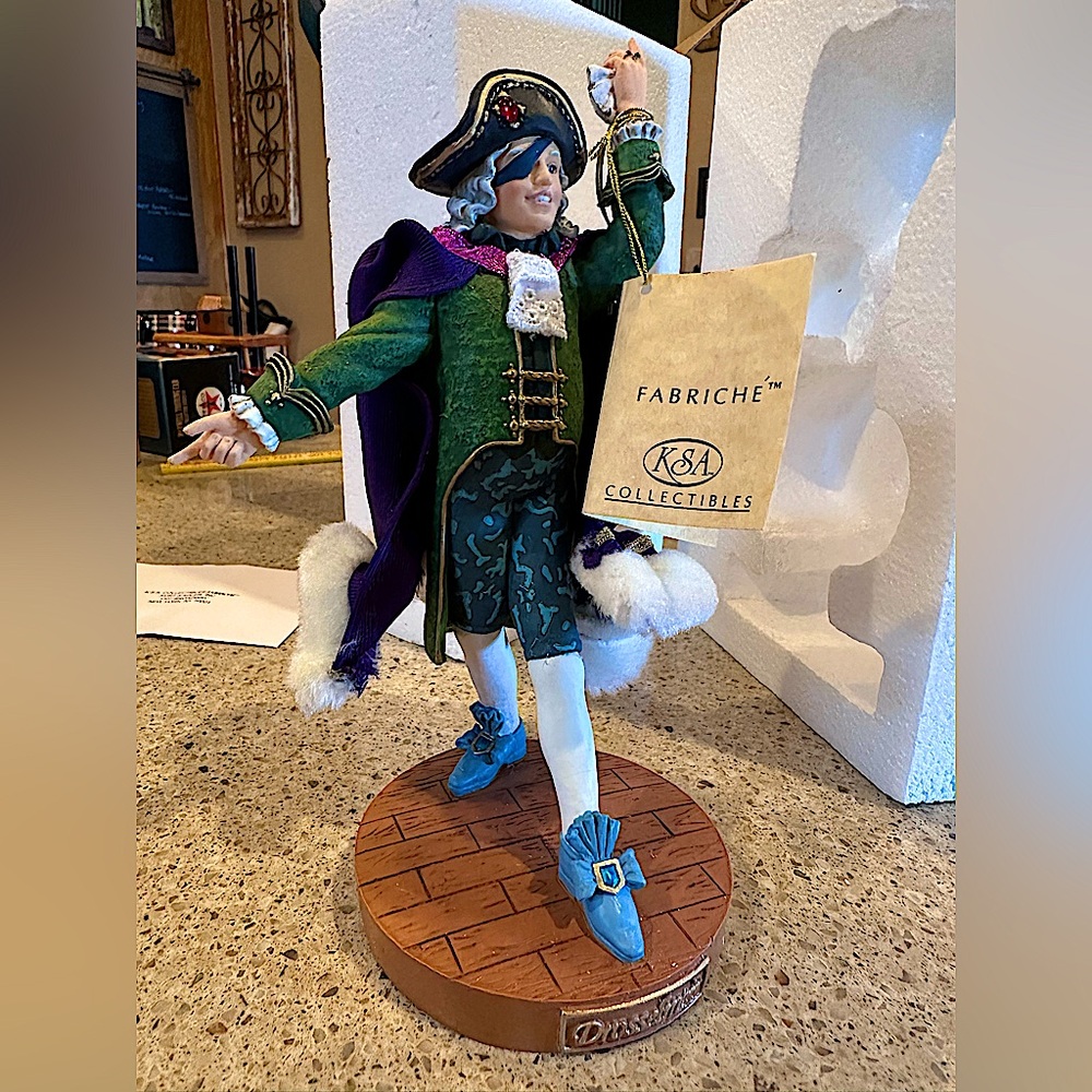 Kurt Adler FABRICHE |  from the Nutcracker Ballet 2007  8 1/2 inch “Drosselmeir”